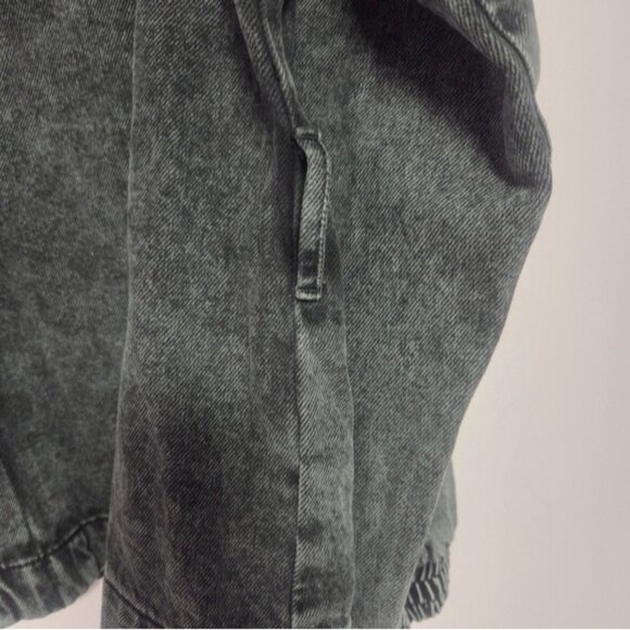 ba&sh Black Jean Jacket with Waist Tie - Picture 11 of 12